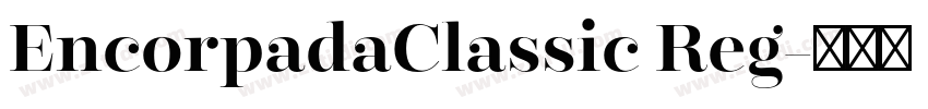EncorpadaClassic Reg字体转换